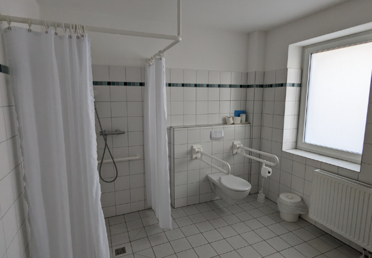 Unser barrierefreies Badezimmer